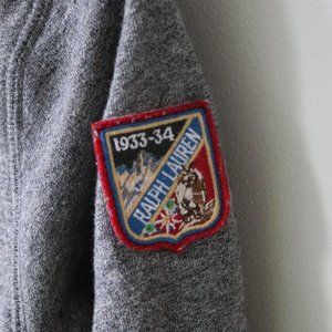 Ralph Lauren vintage grey salt and pepper thigh-length sweater